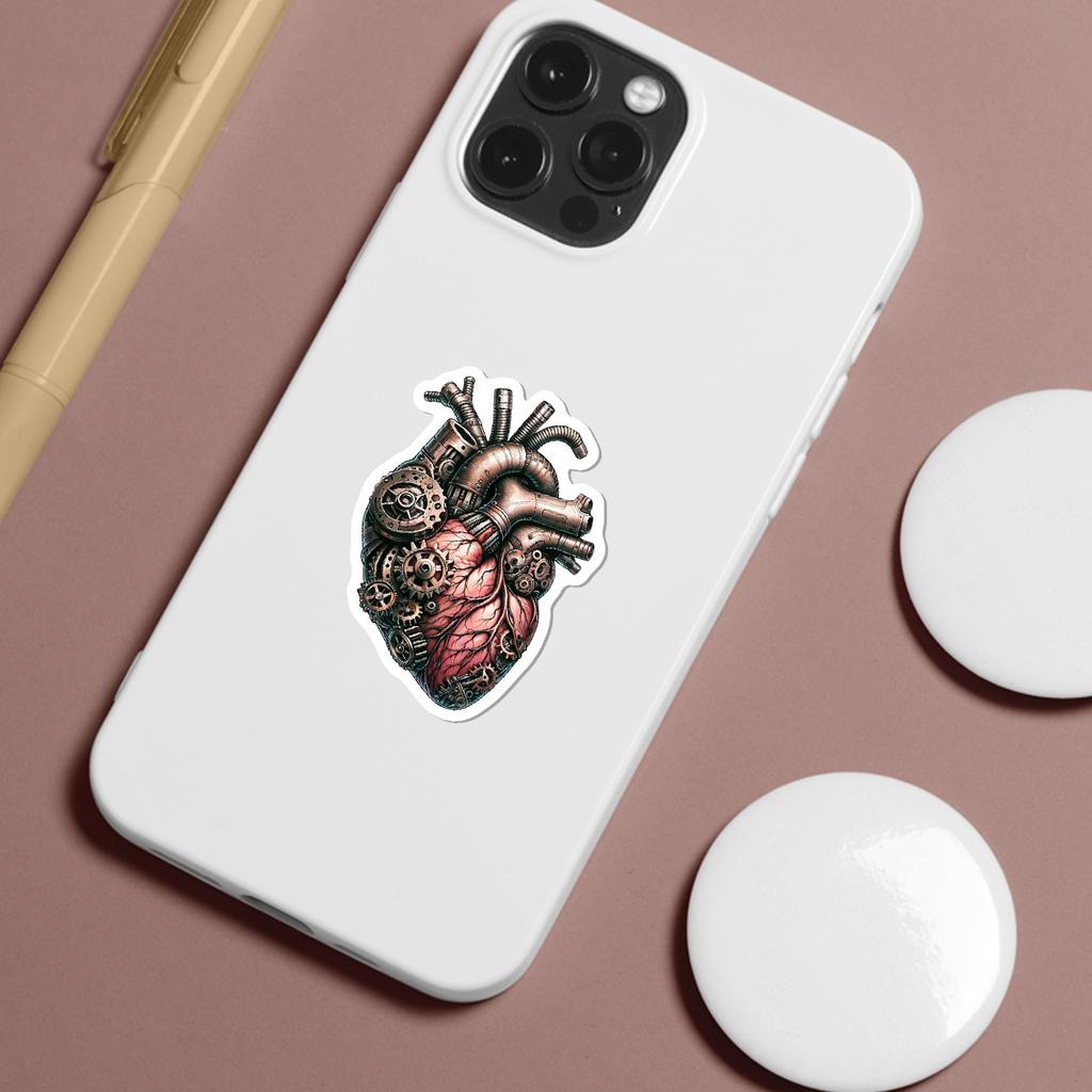 50 Cartoon Heart Doodle Stickers Color Creative Waterproof Decorative Halloween Hand Note DIY Stickers