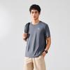 Anta Training Short Sleeve Knit Shirt Summer T-Shirt Men tops Gray 952627101-6