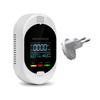 Yieryi 4-In-1 Gas CO Alarm Detector With Temperature Humidity LCD Display For Home RV Apartment Villa Smart Sensor EU/US Plug