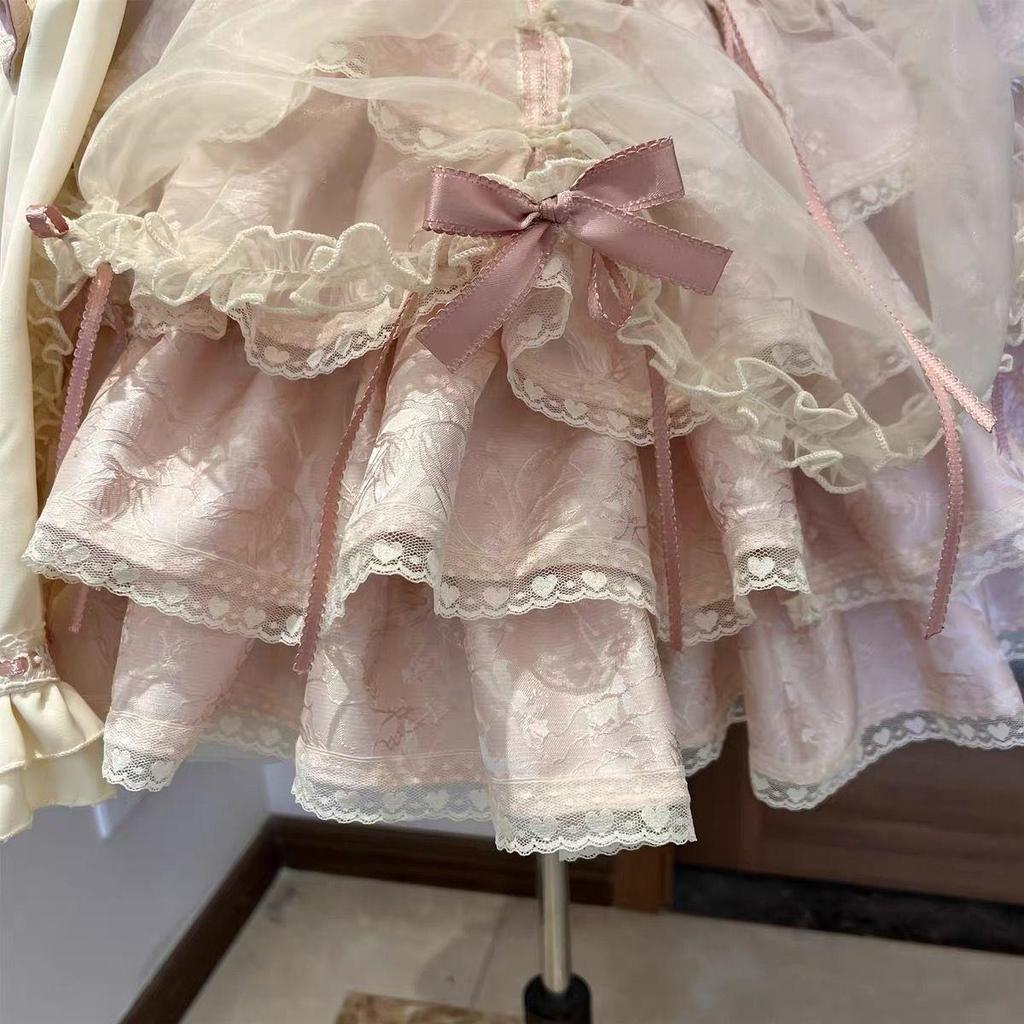 Rose Butler JSK Ballet Lolita Full Set Subculture Dopamine Style
