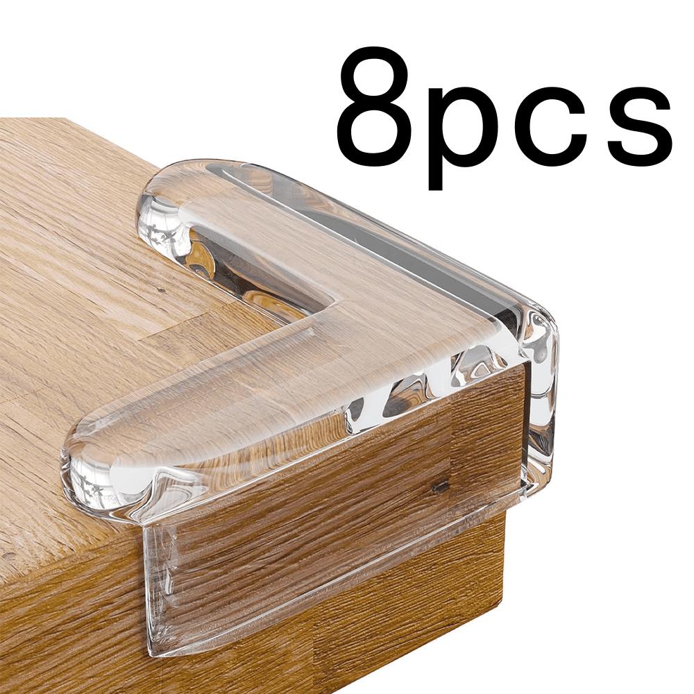 4-12Pc Baby Safety Soft Rubber Table Corner Protector Furniture Tea Table Cover Transparent Anti Children Collision Edge Guards