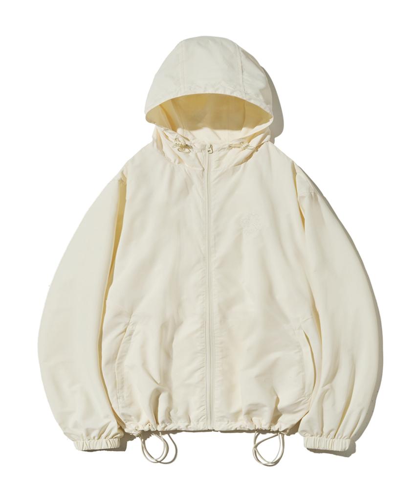 Physical Department Bear Keyring Arch Logo Windbreaker_Ivory