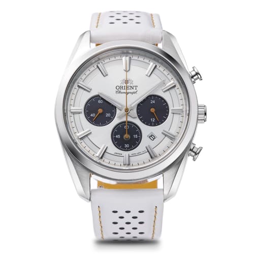 

Orient Годинник Contemporary SOLAR Solar Powered Chronograph Limited to 200 Гарантія вітчизняного виробника RN-TX0308S Чоловічий білий