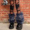 Trendy Faux Fur Cold Weather Winter Fuzzy Warmers Women Accessories Leg Soft Furry Fashion Essentials