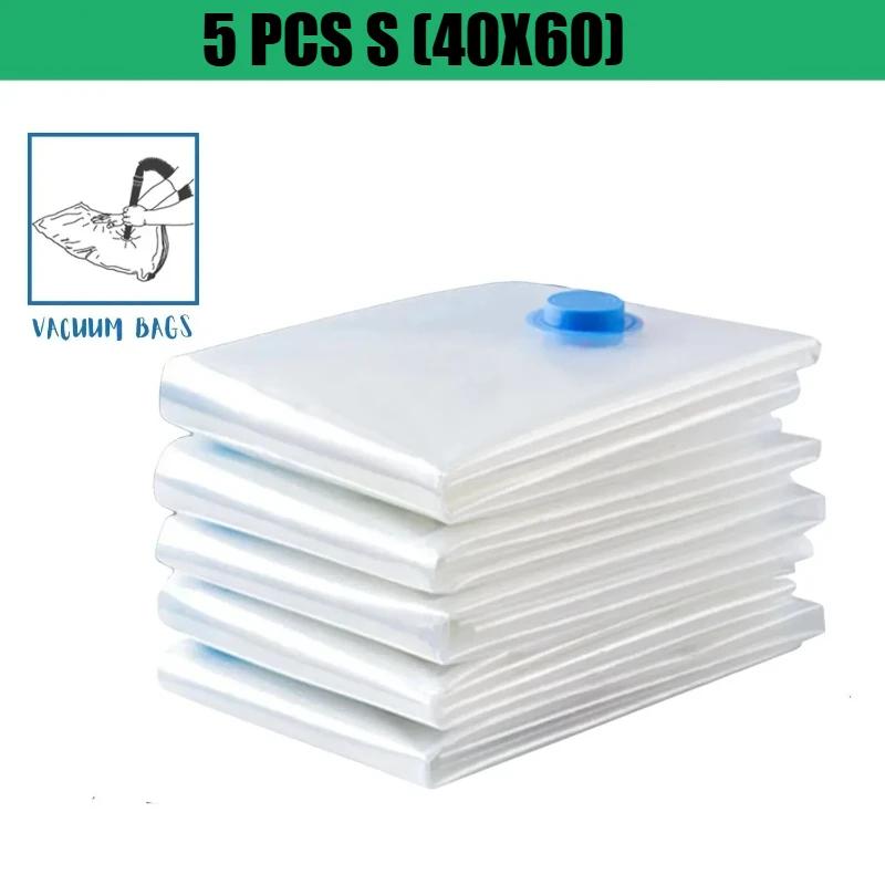 1pcs Vacuum Storage Bag for Clothing, Comforters, Blankets, Bedding Home Packing Organizers Not Include Pump