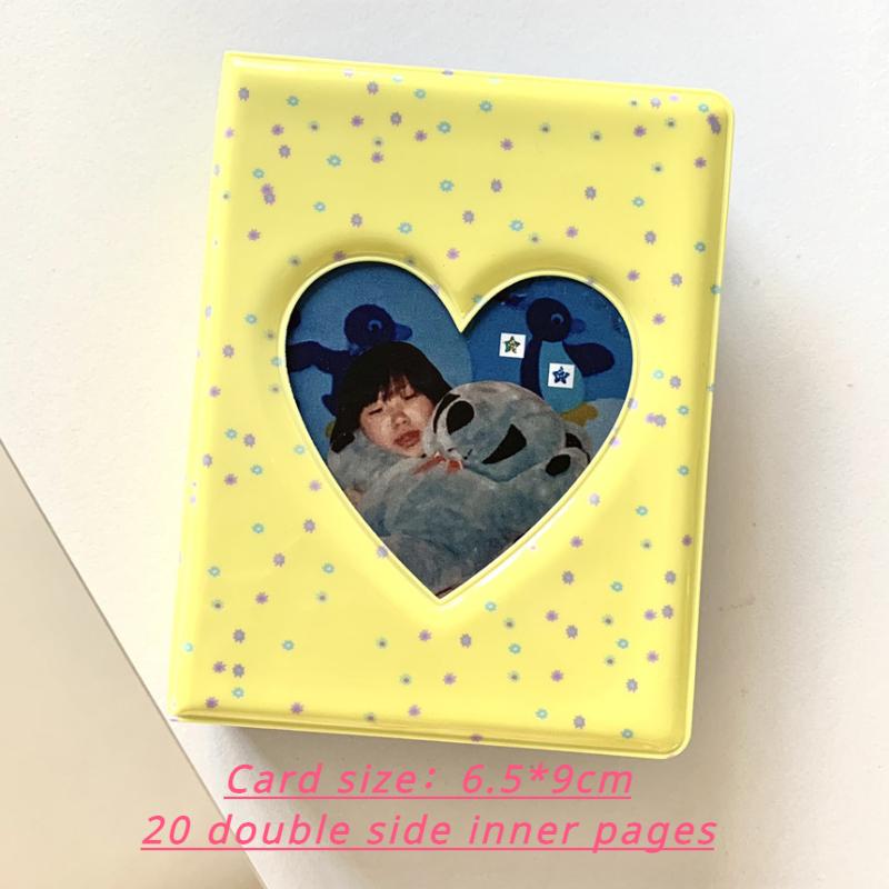 Creative Design Rainbow Mini Photo Album with 20 Pages Storage Sweet 3 Inch Kpop Photocard Album for Couple Friends Gift 2025