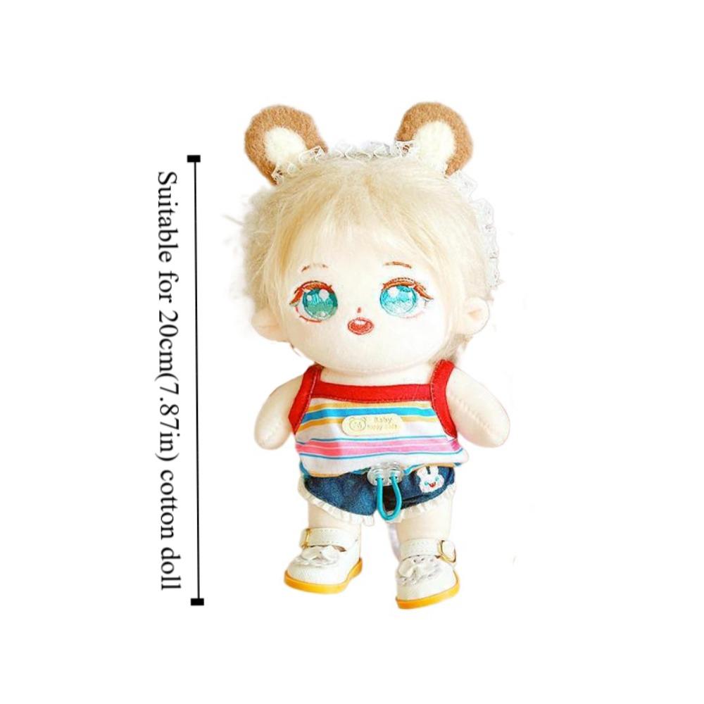 Colorful 20CM Cotton Doll Clothes Pajamas Plush Doll Toys Cloth  Stuffed Dolls