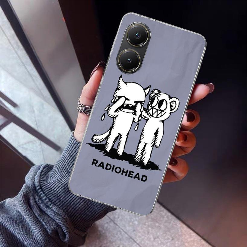 Bnad R-Radiohead Phone Case For Xiaomi Poco X5 X6 X7 Pro F7 Ultra M7 Redmi 15C 15 13C 13 12C 12 10 10C 10A 9 9C 9T 9A Cover Poco