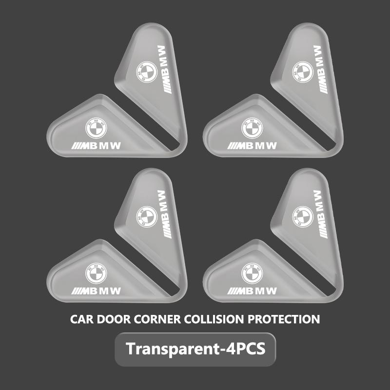 FA42/4pcs Car Door Corner Protective Anti-collision Guard Covers For BMW Performance M E87 E30 E46 E28 F35 G20 E93 F20 X3 X
