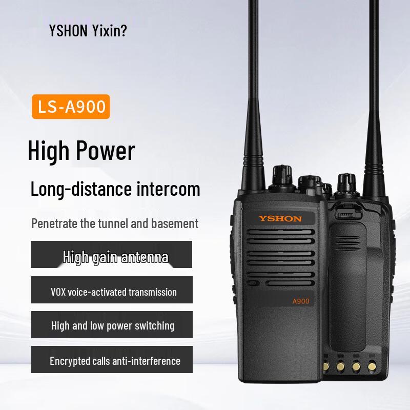 

Yixin LS-A900 8W Analog Walkie-Talkie (CN version)