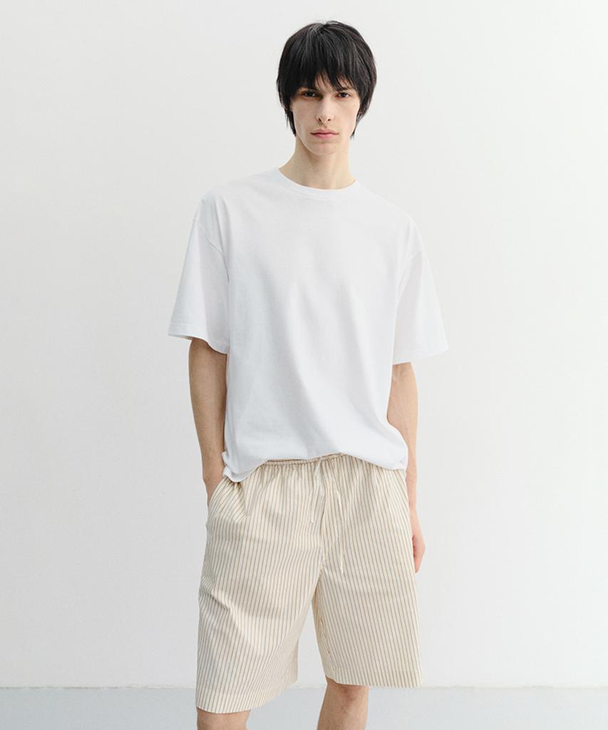 Deonseuteupomaen Essential Loose T-Shirt_Unisex_Udts6B125_Off White