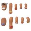 Personalized Accessories 10Pcs Artificial Toes Set DIY 3D Toe Charms Shoes Decoration Tips Nails with Realistic Shape Buckle for Party Festival