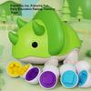 Non-Toxic Children'S Dinosaur Egg Storage Box Shape Matching Smart Montessori Color Twisted Egg Baby Early Education Toys For Kids Gifts