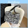 Print Zebra Fashion Summer Trend Leopard Print Design Casual Large Capacity Women Tote Bag Shoulder Armpit Bag