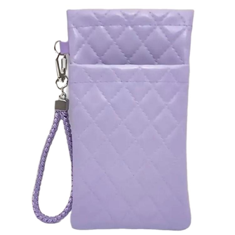 Fashionable Double Glasses Case For Daily Use Squeeze Top Design With Detachable Strap Protective Eyewear Storage Bag