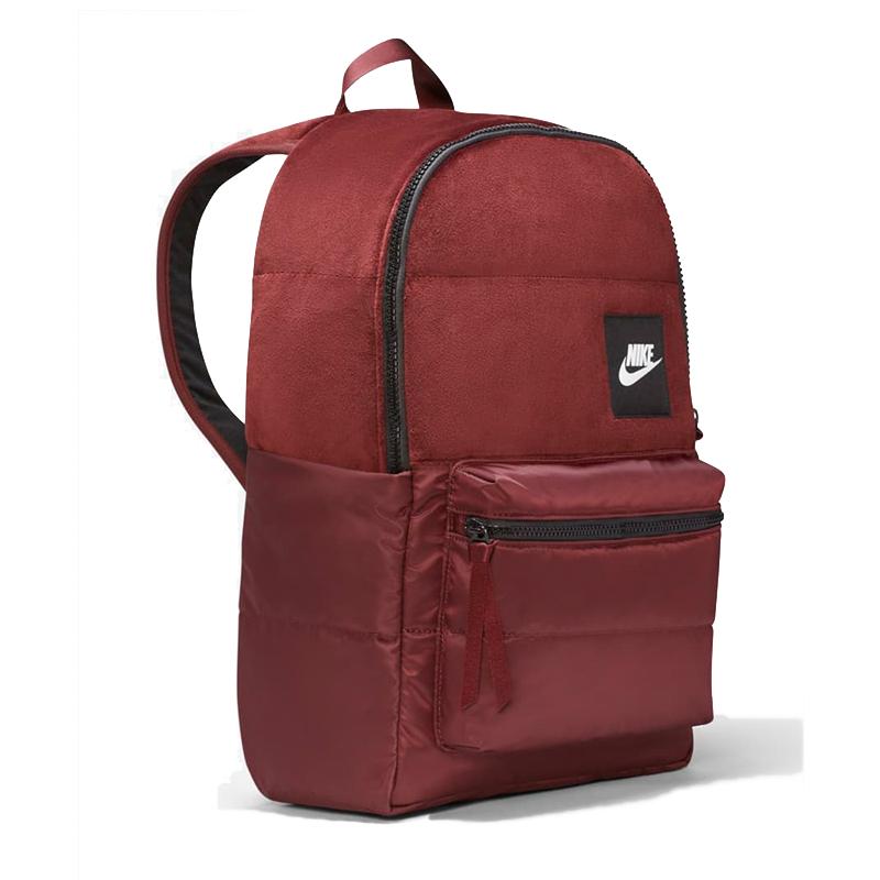 Nike SportswearHeritage Polyester Backpack Regular Unisex Mysterious Maroon CQ0263-624