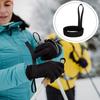 4pcs Nylon Ski Glove Leashes with Metal Button Safety Strap Wrist Straps Glove Carrier Sling Clips Skiing Handcuffs Accessories