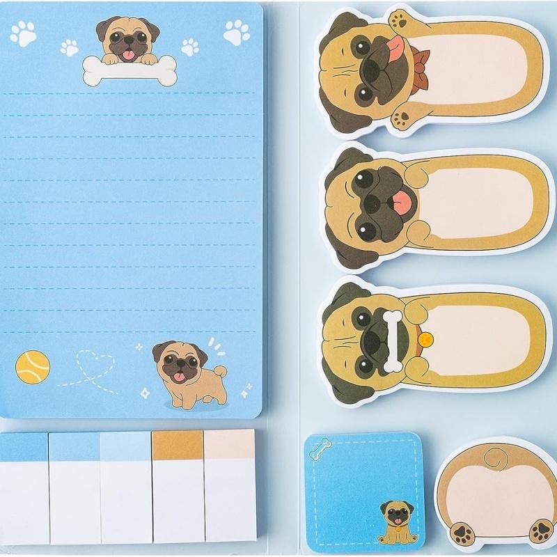 Large Cartoon Sticky Notes Set Blackboard Self-Stick Note Pads Teacher Appreciation Gift Writing Memo Pads Stationery