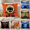 The OOffspring Cushion Cover Silky Short Plush DoubleSided Printed Pillow Case for Sofa All Seasons Home Decor Gift