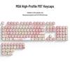 Ice Cream Bear Blue Cartoon Keycap Set - Cute MOA 75/98 Key Mechanical Keyboard Caps