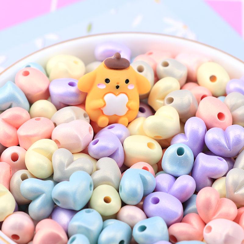 

Мультяшный браслет-сердце и резинка для волос из бусин, набор для DIY-декора