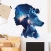 Fantasy Forest Wall Sticker Self Adhesive Decorative Removable Vinyl Art for Bedroom Living Room Study Home Decor