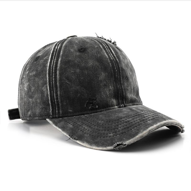 Vintage Style Cotton Baseball Cap With Sun Protection For Outdoor Activities