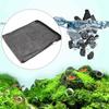 10Pcs Aquarium Fish Tanks Reusable Polyester Filter Mesh Bag with Zipper Isolation BagsBlack