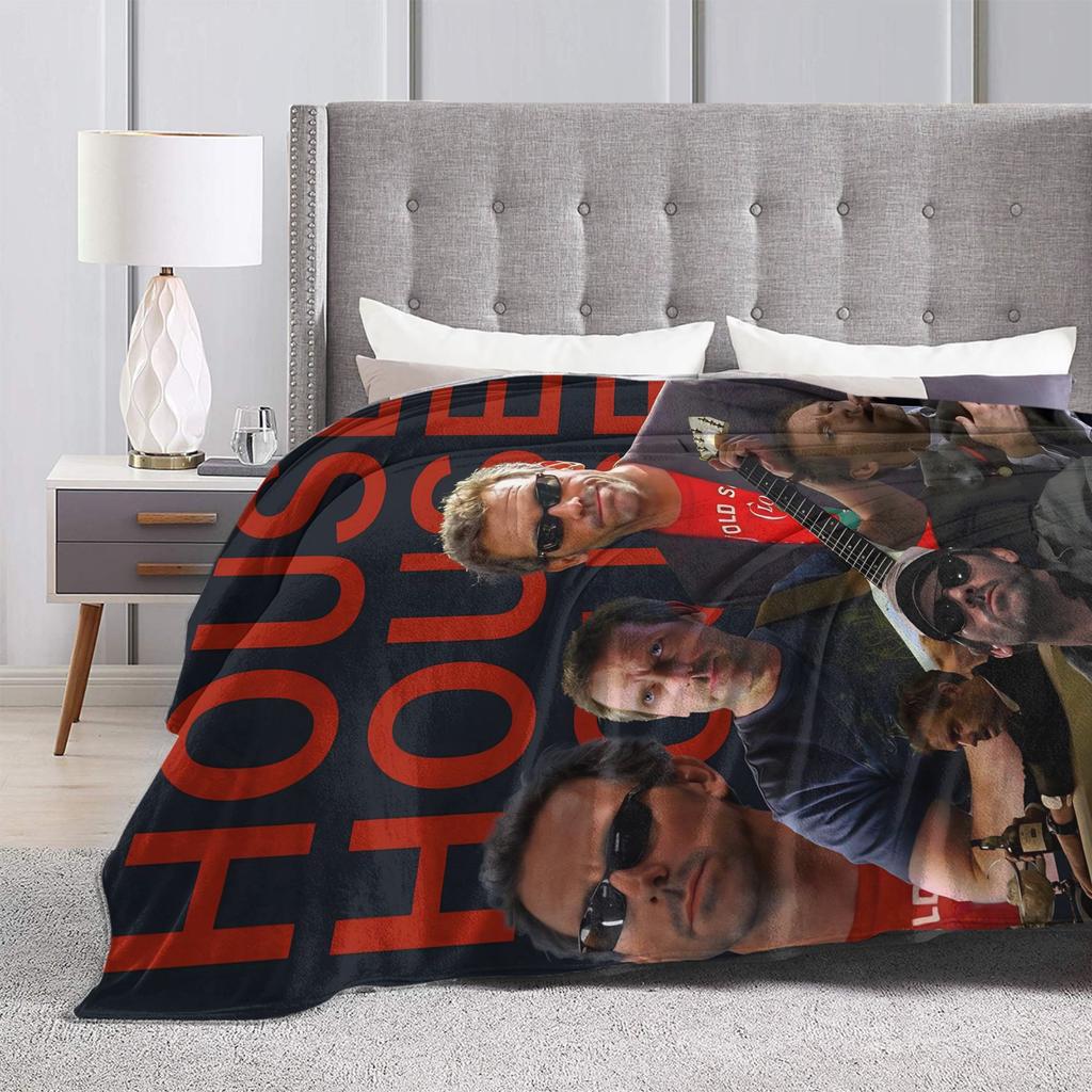 Dr. Gregory House Blankets Quality Warm Soft House MD American Television Bedding Throws Winter Travel Bedroom Funny Bedspread