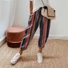 Printed Cotton-Linen Pocket Pants