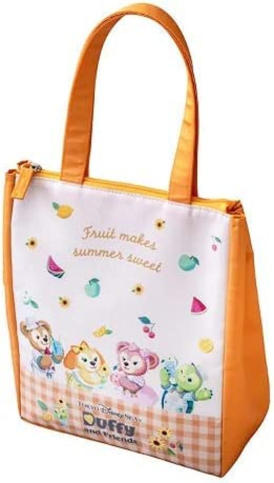 

Tokyo Disney Resort Souvenir Lunch Case Tasty Summer 2022 Tokyo Disney Resort Exclusive Duffy Friends Lunch Bag with Cooler Bag &