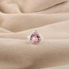 Morganite Gemstone 925 Sterling Silver Handcrafted Jewelry Designer Ring For Mother RR-76-4