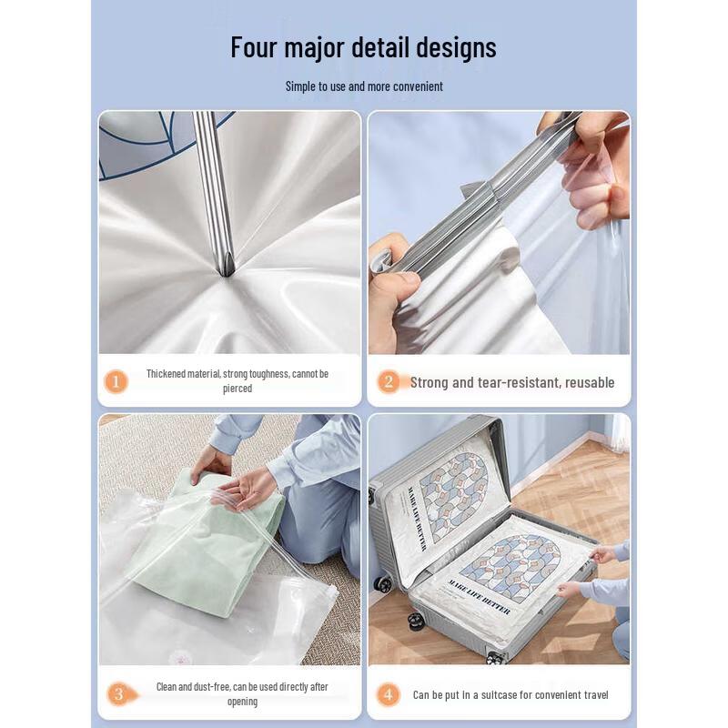 

Miling Vacuum Compression Storage Bags Set