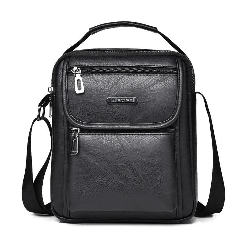 New portable shoulder bag for men's crossbody bag that can hold an 8-inch computer