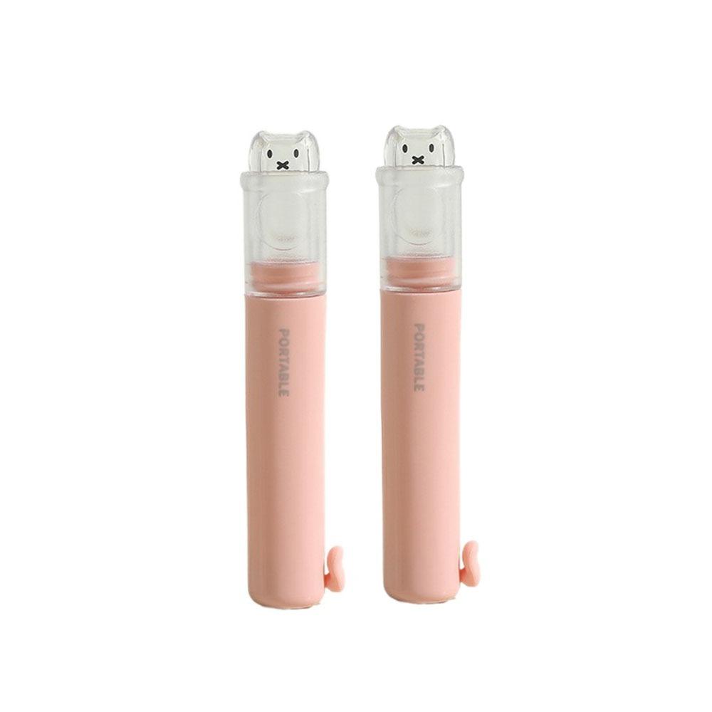 2Pcs Foldable Mini Toothbrush Toothpaste Set Portable Toothpaste Dispenser  Adult