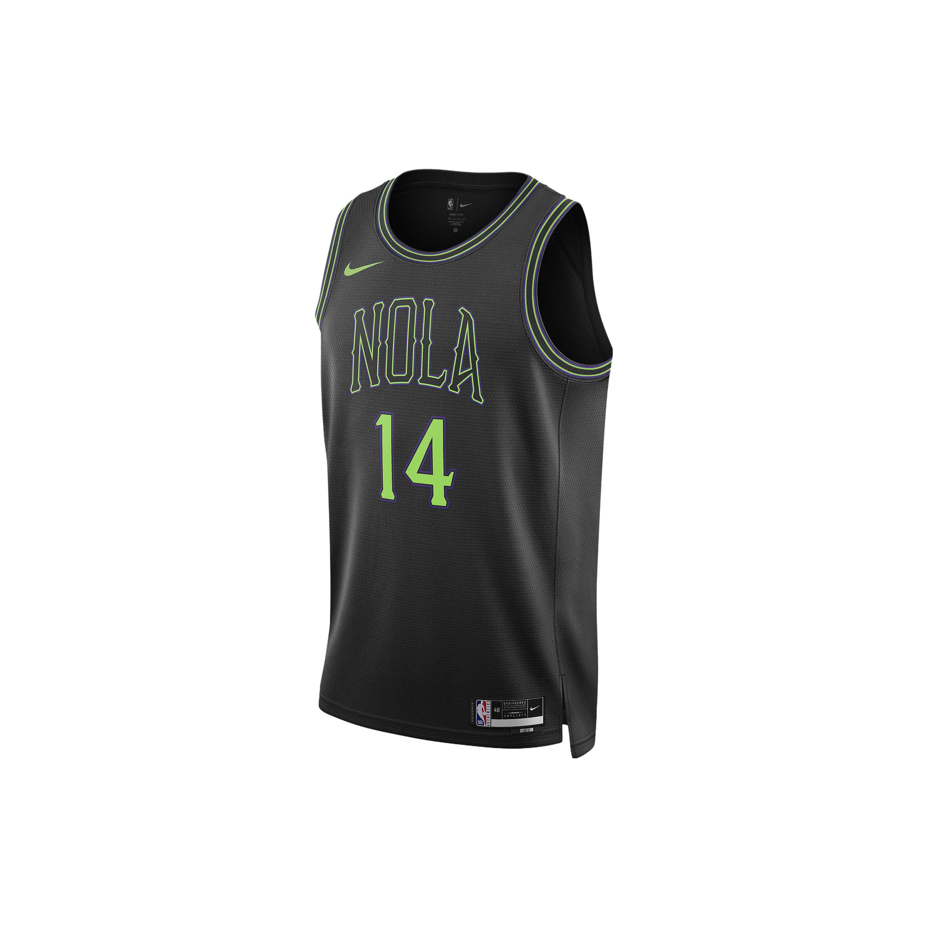 

Новая мужская майка Nike Brandon Ingram New Orleans Pelican City Edition 2023/24 Nike Dri FIT Nba Swingman DX8511-011 XL