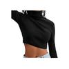 Coach FW23 Solid Color Casual Knit Sweater Women Sweater Black CN705-BLK