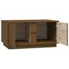 Coffee Table Honey Brown 80 X 50 X 40 Cm Solid Pine Wood