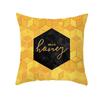 Geometric Sofa Pillow Cover Peach Skin Creative Home Office Pillow Cover