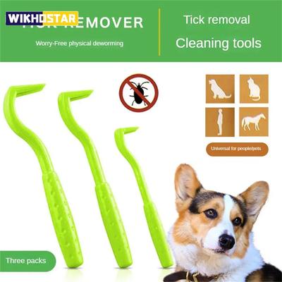 Flea Remover Hook Tick Removal Tweezer Ticks Pull Pet Cat Dog Accessaries Scratching Extractor Mite Tweezers Comb Louses Pliers