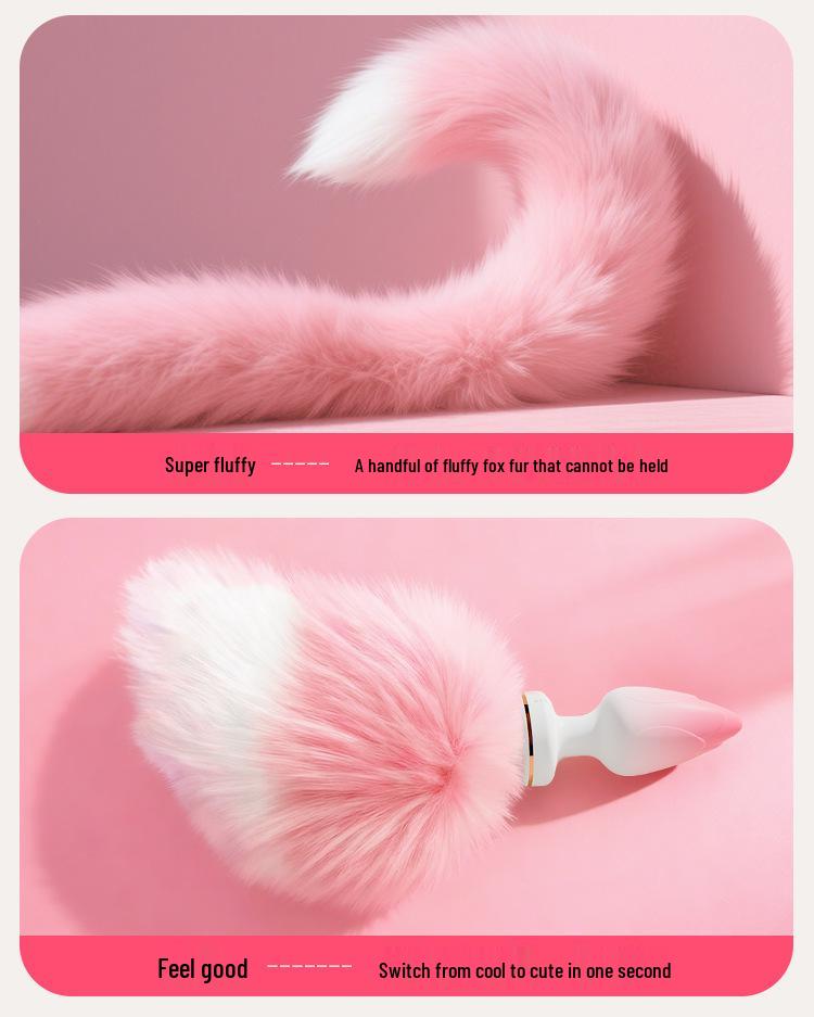 Wireless Remote Control Cute Rabbit & Fox Anal Plug Kegel Balls for Female Anal Training & Wearable Anus Development.