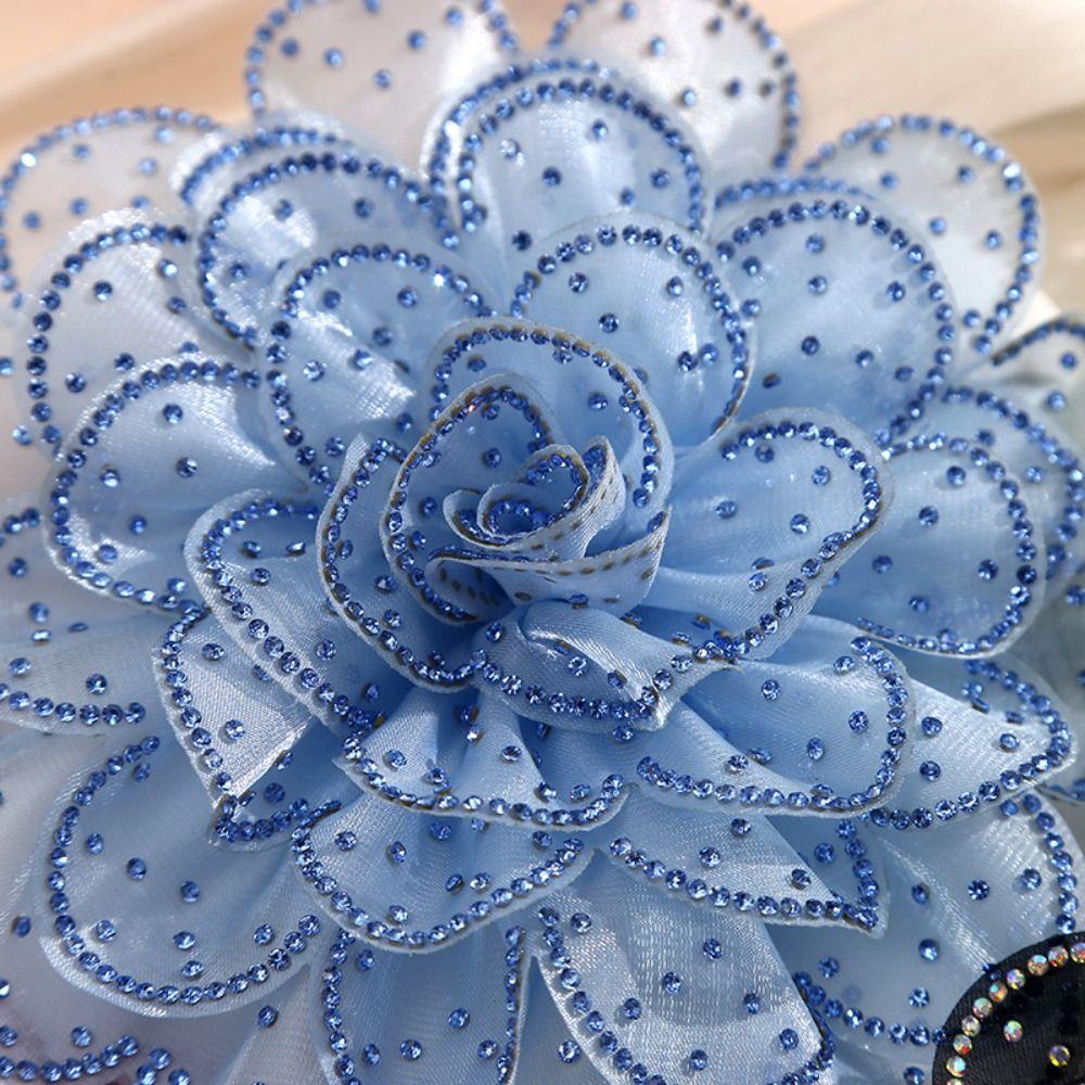 3D Large Fabric Flower Patch Multi-layered Clothes Appliques Clothing Patch  Clothes Decoration