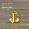 1Pcs Portable Incense Burner Multi Purpose Water Drop Shape Brass Incense Holder Home Office Teahouse Zen Ornament Supplies