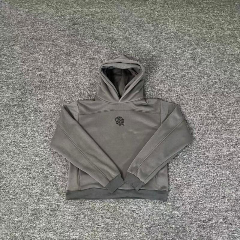 Unisex Oversized Hooded Sweatshirt Set With Embroidered Letter Design Streetwear Casual Outfit Fall 2025