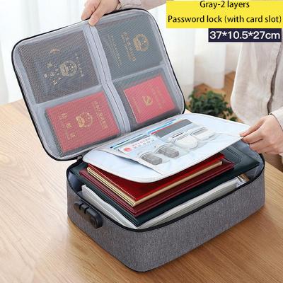 Document Storage Bag Organizer Files Folder Ticket Credit Card Certificates Handbag Home Office Organizer Accessories Supplies