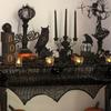 Halloween Decoration Cobweb Table Runner Tablecloth, Mantel Scarf Cover for Halloween Party