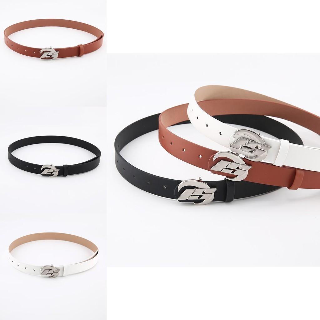 Trendy Women's Denim Belt With Alloy Buckle Perfect For Casual Outfits Smooth Buckle Korean Style Fashionable Belt Available Now