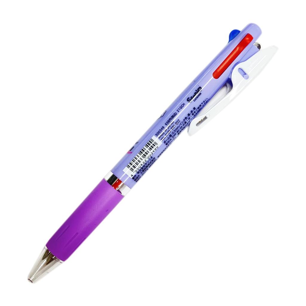 Kamio Japan Sanrio Kuromi Jetstream Ballpoint Pen 300349 3-Color 0.5mm