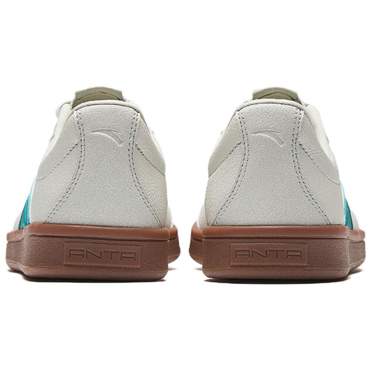 Anta Trendy Retro Ttlite Wear-Resistant Lightweight Low-Top Skate Shoes Women Sneakers Digital-Mist-Gray Spirit-Green 922538033-2