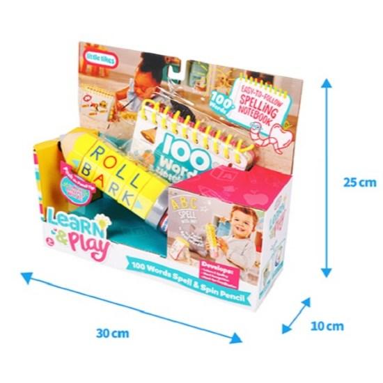 Little Tikes Fun & Play Spelling Pencil Laptop English Play Toy, Popular Korean Game